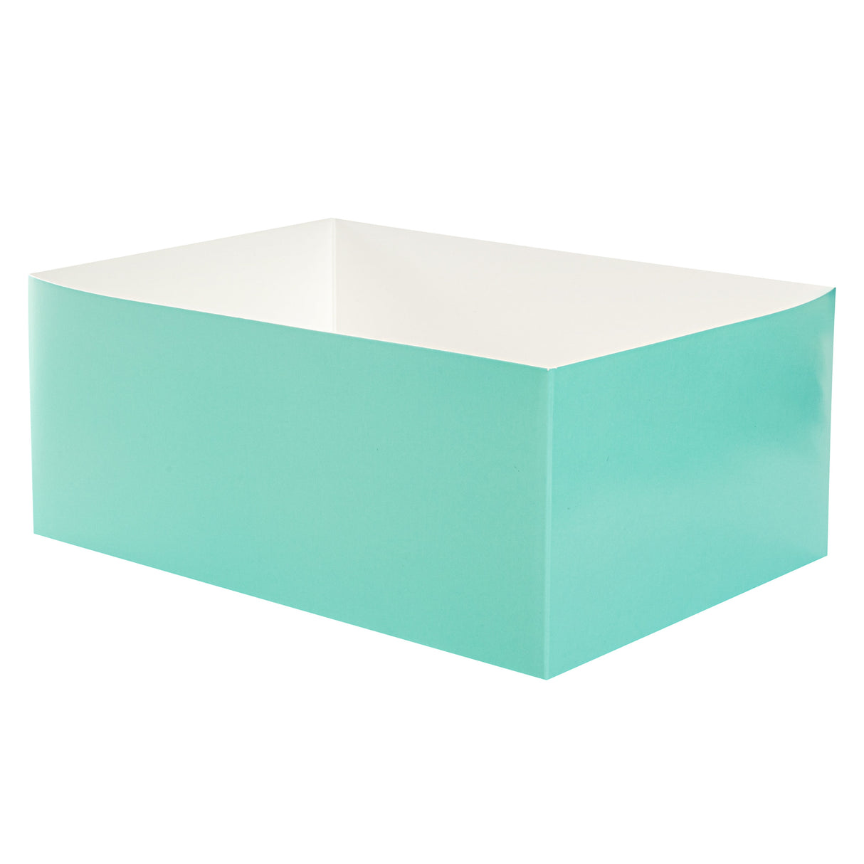 Trays, Sandwich & Burger, Bio Tek 8.50 x 6 x 3.50 Inch, Paper, Turquoise, Rectangular,100 - 1 EACH