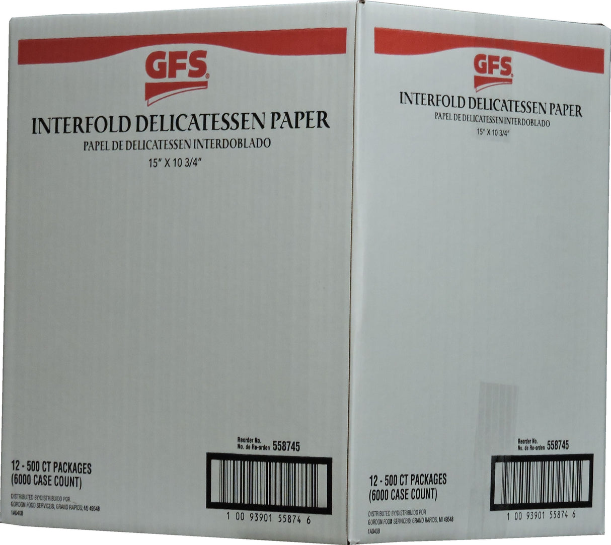 Wraps, Deli, 15 x 10.75 Inch, Dry-Waxed Paper, White, Light-Grade, Interfolded,12 - 500 COUNT