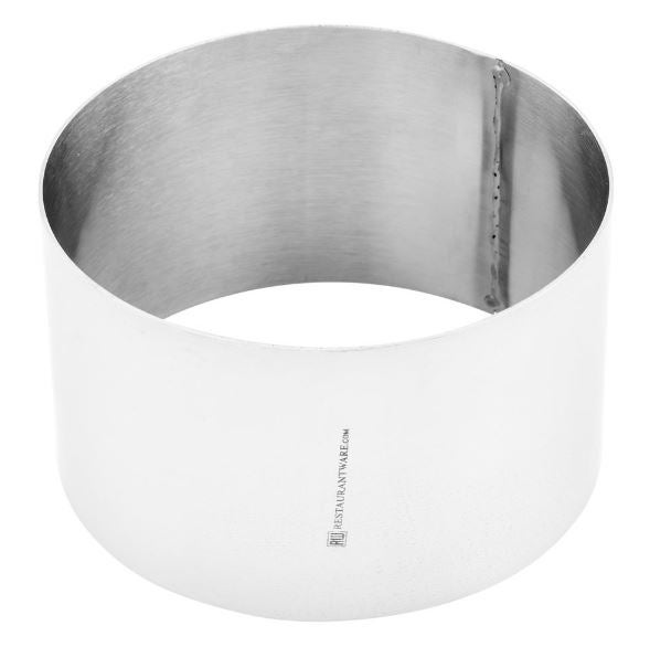 Ring Mold, Pastry, 4 x 2.38 Inch, Stainless Steel, Round, 4 Linear Inch,1 - 1 EACH