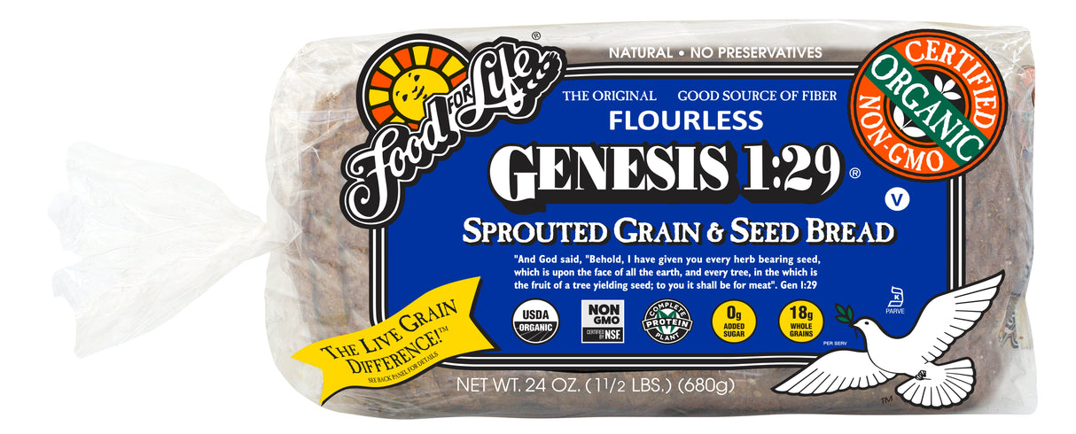 Bread, Sprouted Grain & Seed,6 - 24 OUNCE