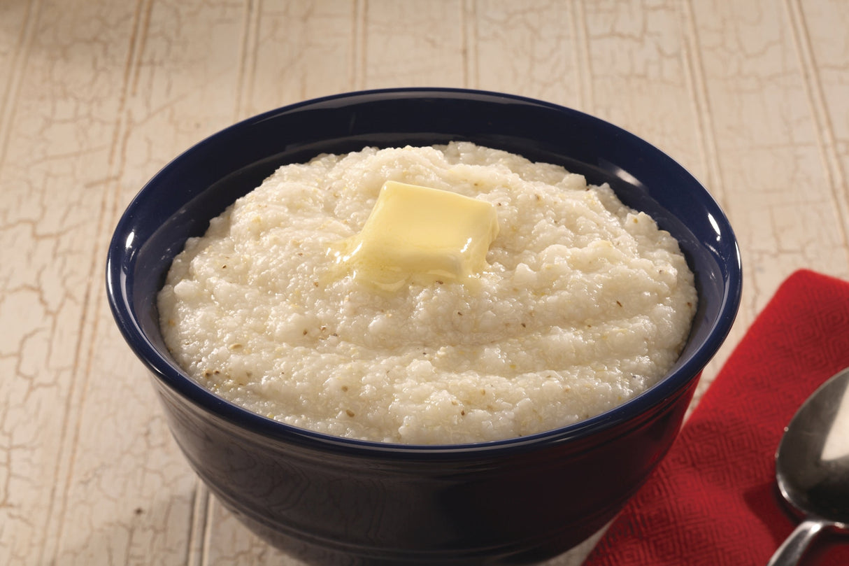 Grits, White, Stone Ground, Shelf-Stable,6 - 24 OUNCE