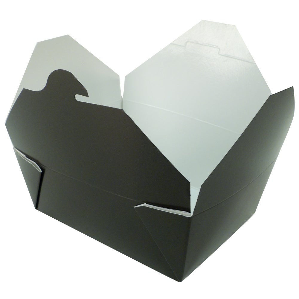Containers, Food, #8, Paper, Black,6 - 50 COUNT