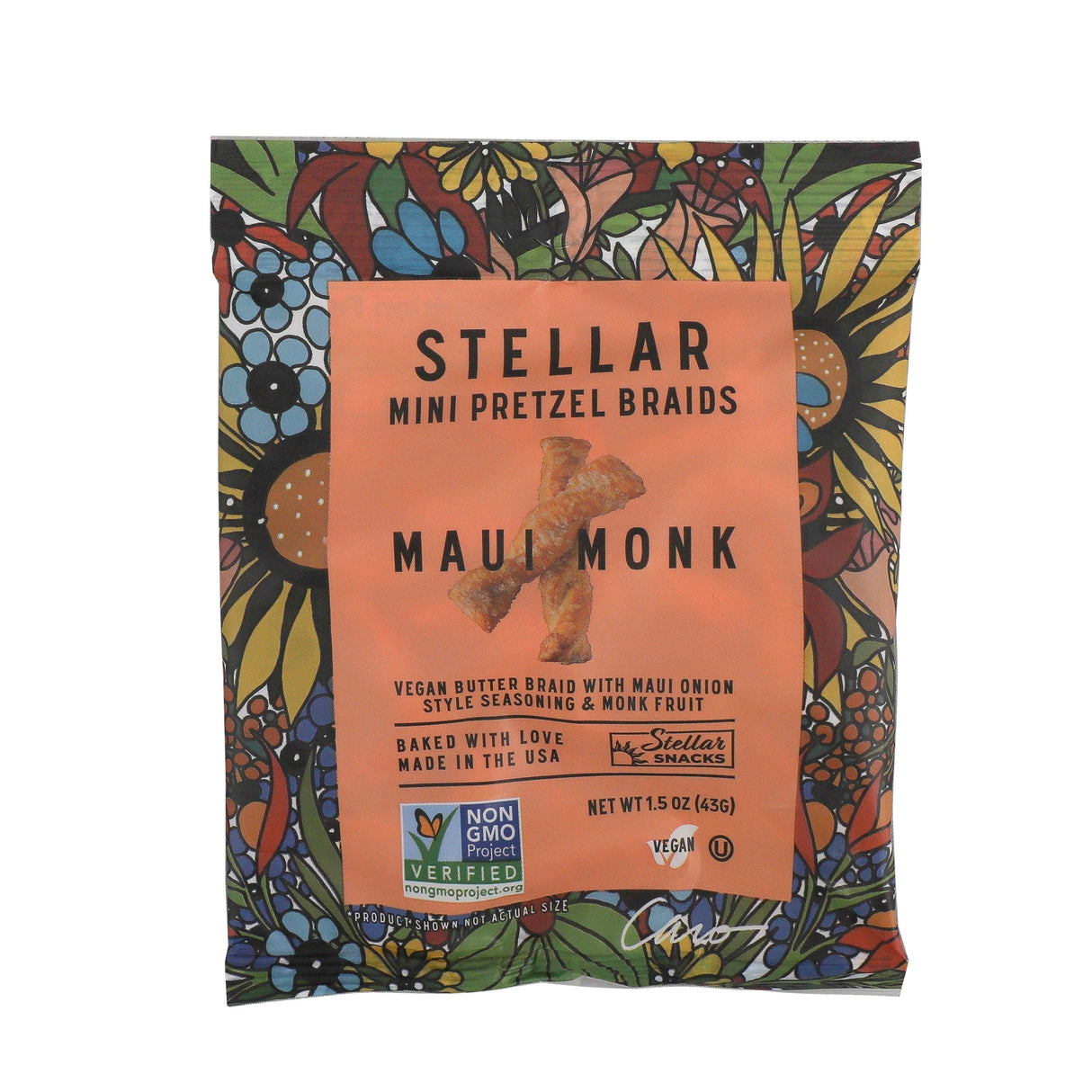Pretzel Sticks, Mini, Maui Monk, Braids, Single-Serve,24 - 1.5 OUNCE