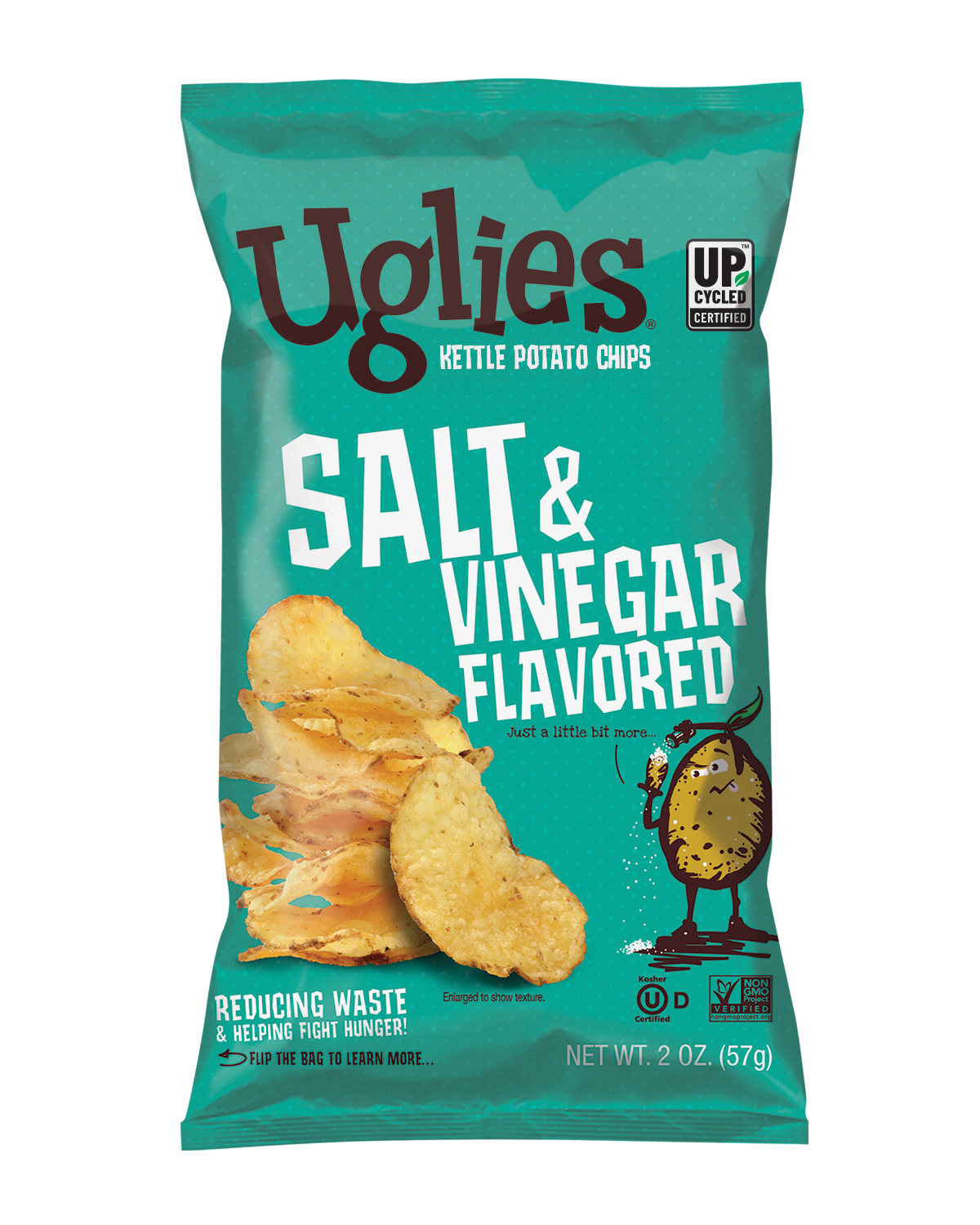 Chips, Potato, Kettle-Cooked, Salt & Vinegar,10 - 2 OUNCE
