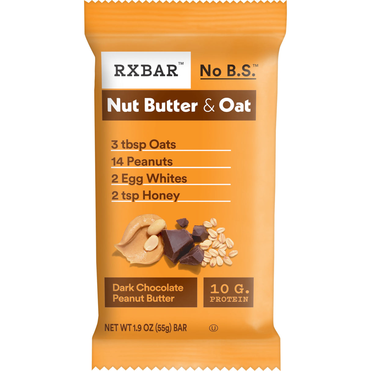 Bars, Protein, Peanut Butter & Dark Chocolate,72 - 1.9 OUNCE