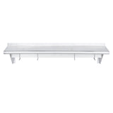 Rack, Pot, 15 x 48 Inch, Wall Mounted, Stainless Steel, 18 Hook, with Shelf,1 - 1 EACH