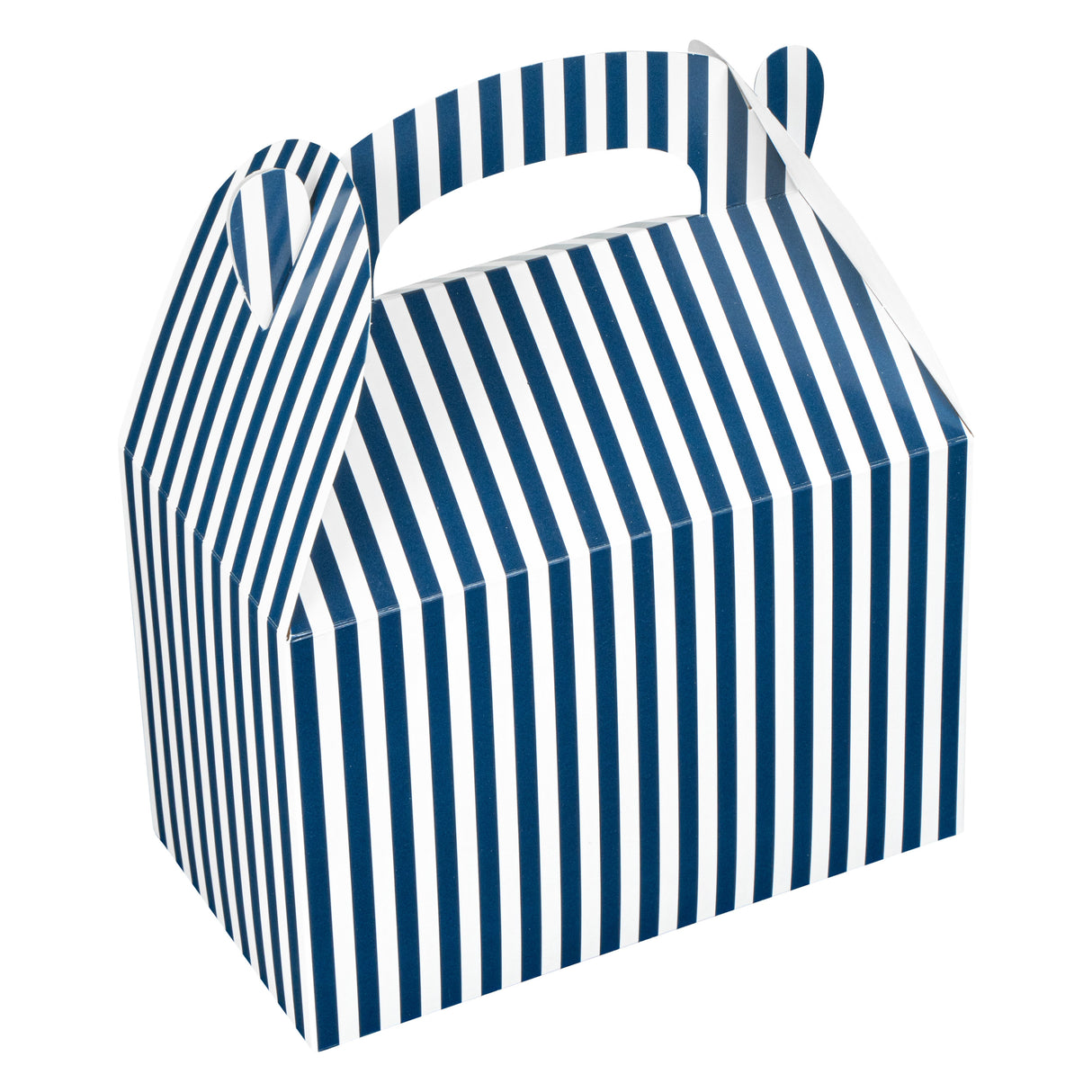 Boxes, Gable & Lunch, Bio Tek 8.50 x 4.75 x 5.50 Inch, Paper, Blue & White,25 - 1 EACH
