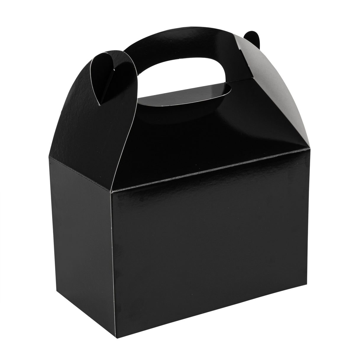 Boxes, Gable & Lunch, Bio Tek 8.50 x 4.75 x 5.50 Inch, Greaseproof Paper, Black,25 - 1 EACH