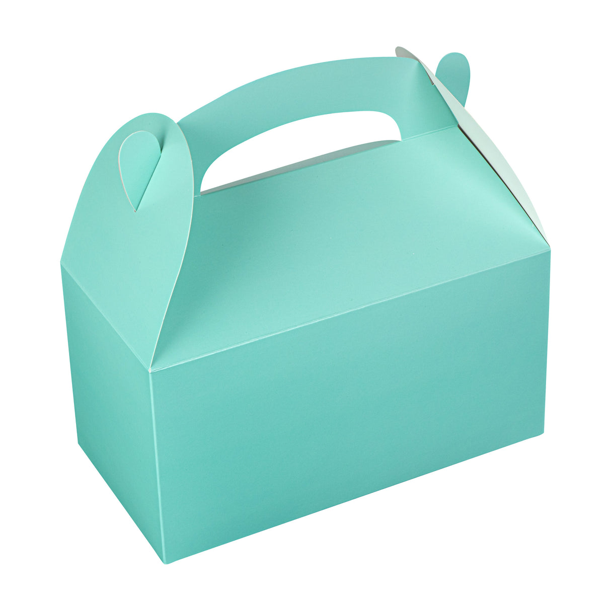 Boxes, Gable & Lunch, Bio Tek 9.50 x 5 x 5 Inch, Paper, Turquoise,25 - 1 EACH