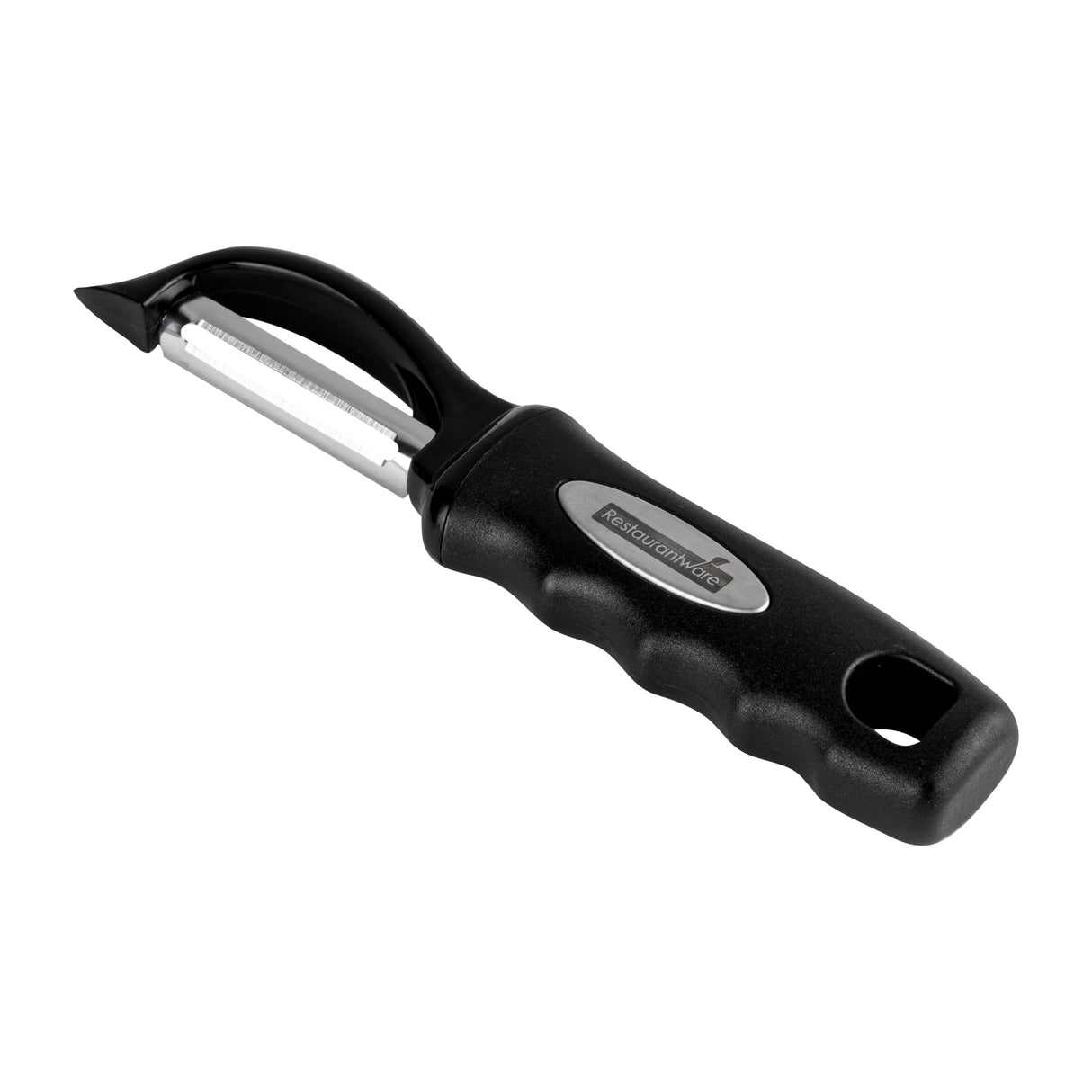 Peeler, Vegetable, Comfy Grip, 7.50 Inch, Stainless Steel, Black,1 - 1 EACH