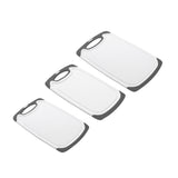 Board Set, Cutting, Comfy Grip 3-Piece, White, Plastic, with Juice Groove & Handle,1 - 1 EACH