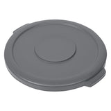 Lids, Trash Can & Ingredient Bin, RW Clean, Plastic, Gray, for 10 Gallon Trash Can & Ingredient,1 - 1 EACH