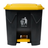 Receptacle, Trash, RW Clean 8 Gallon, Step-On, Dark Gray, Plastic, 17 x 15.75 x 17.25 Inch,1 - 1 EACH