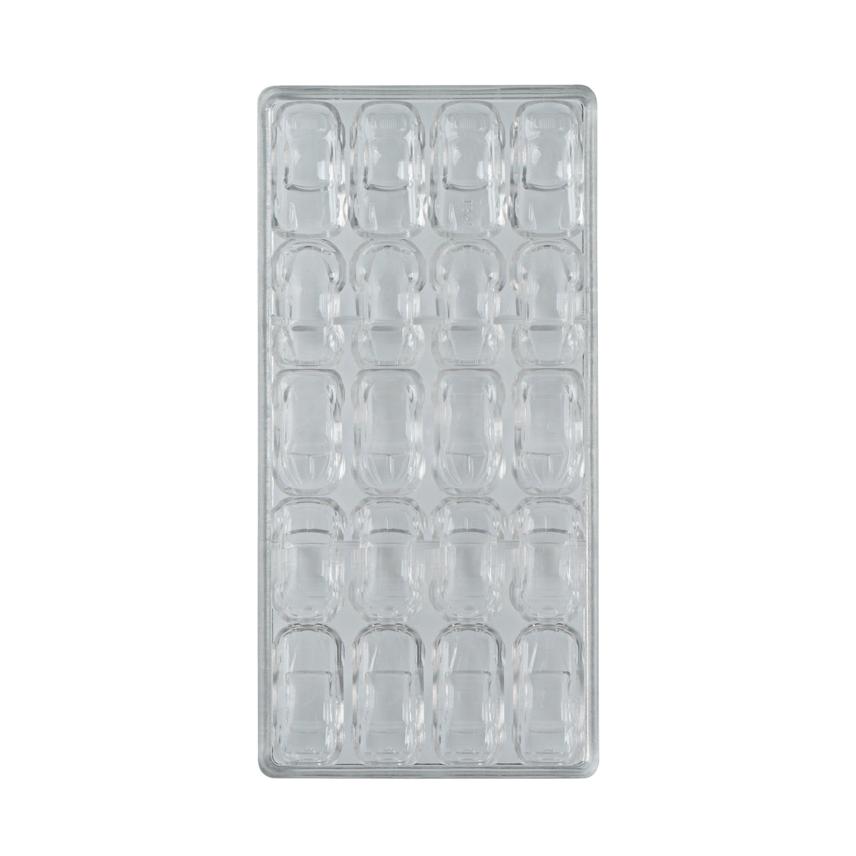 Molds, Candy & Chocolate, Pastry Tek 20-Compartment, 3D Car, Polycarbonate,1 - 1 EACH