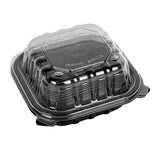 Containers, Thermo Tek 16 Ounce, Plastic, Black, 6 x 6 x 3 Inch, Clamshell,50 - 1 EACH