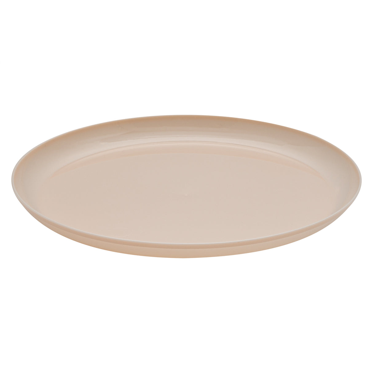 Plates, Moderna 6.25 x 6.25 x 0.50 Inch, Plastic, Light Pink, Round,5 - 40 COUNT