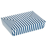Containers, Take-Out, Bio Tek 49 Ounce, Paper, Blue & White, 8.50 x 6.25 x 2 Inch, Rectangular, #2,4 - 50 COUNT