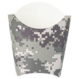 Containers, To-Go Fry & Snack, Bio Tek 2 Ounce, Paper, Camouflage, 4 x 2.75 x 3.50 Inch,100 - 1 EACH