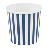 Containers, Soup, Bio Tek 12 Ounce, Paper, Blue & White, 3.50 x 3.50 x 3.50 Inch, Round,8 - 25 COUNT