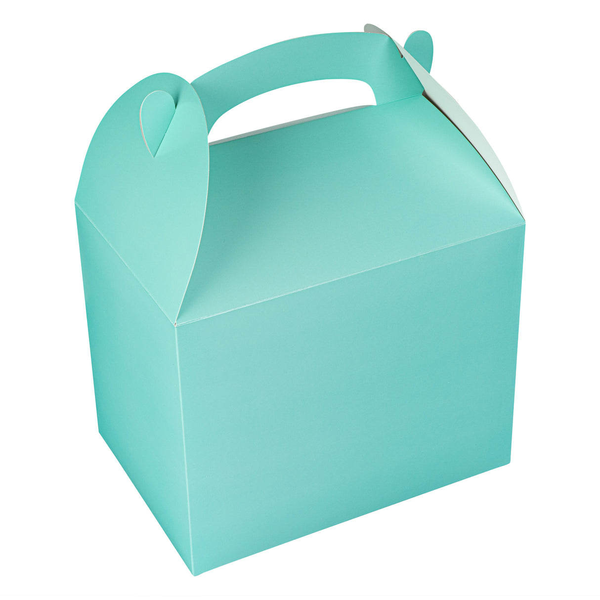 Boxes, Gable & Lunch, Bio Tek 10 x 7 x 8 Inch, Paper, Turquoise,4 - 25 COUNT