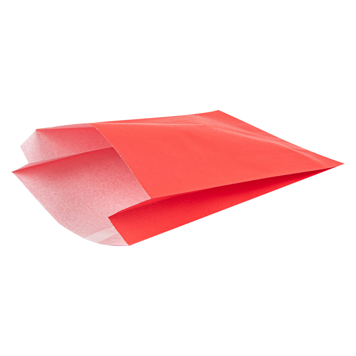 Bags, French Fry & Snack, Bag Tek 4.25 x 1.50 x 6.25 Inch, Paper, Red,100 - 1 EACH