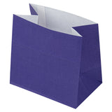 Bags, Snack, Bag Tek 3.75 x 2.25 x 3.75 Inch, Paper, Purple, Small,100 - 1 EACH