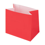 Bags, Snack, Bag Tek 3.75 x 2.25 x 3.75 Inch, Paper, Red, Small,100 - 1 EACH