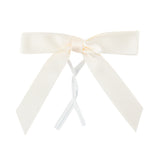 Bows, Twist Tie, Gift Tek 3 x 2.50 Inch, Ivory White, Polyester Satin,40 - 100 COUNT