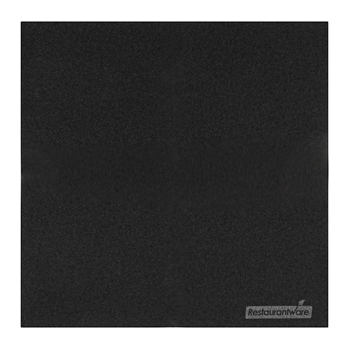 Napkins, Cocktail, Luxenap, Paper, Black, 9.50 x 9.50 Inch, Air Laid, Linen-Feel,32 - 50 COUNT