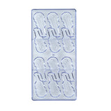 Molds, Candy & Chocolate, Pastry Tek 12-Compartment, Violin, Polycarbonate,10 - 1 EACH