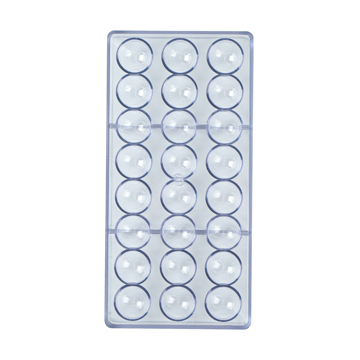 Molds, Candy & Chocolate, Pastry Tek 24-Compartment, Soccer Ball, Polycarbonate,10 - 1 EACH