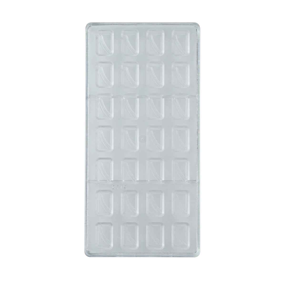 Molds, Candy & Chocolate, Pastry Tek 28-Compartment, Wave, Polycarbonate,10 - 1 EACH