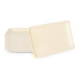 Plates, Taipei 10.75 x 6.25 x 0.50 Inch, Poplar Wood, Natural, Rectangular,4 - 50 COUNT