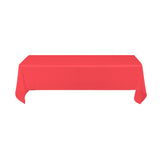 Covers, Table, Table Tek 108 x 54 Inch, Plastic, Red, Rectangular,2 - 1 EACH