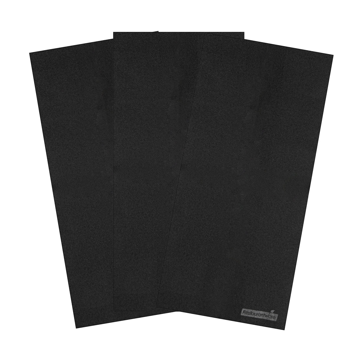 Towels, Guest, Paper, Black, Air Laid, 15.75 x 7.75 Inch, Rectangular, Linen-Feel,50 - 1 EACH