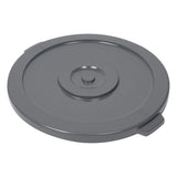 Lids, Trash Can & Ingredient Bin, RW Clean, Plastic, Gray, for 32 Gallon Trash Can & Ingredient Bin,1 - 1 EACH