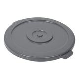 Lids, Trash Can & Ingredient Bin, RW Clean, Plastic, Gray, for 44 Gallon Trash Can & Ingredient Bin,1 - 1 EACH