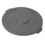 Lids, Trash Can & Ingredient Bin, RW Clean, Plastic, Gray, for 55 Gallon Trash Can & Ingredient Bin,1 - 1 EACH
