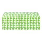 Boxes, Lunch & Chicken, Bio Tek 71 Ounce, Paper, Green Houndstooth, 8.75 x 5 x 3 Inch, with Fast Top,4 - 25 COUNT