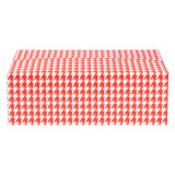 Boxes, Lunch & Chicken, Bio Tek 71 Ounce, Paper, Red Houndstooth, 8.75 x 5 x 3 Inch, with Fast Top,4 - 25 COUNT