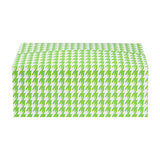 Boxes, Lunch & Chicken, Bio Tek 47 Ounce, Paper, Green Houndstooth, 7 x 4.50 x 2.75 Inch, with Fast Top,4 - 25 COUNT