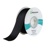 Ribbons, Satin, Gift Tek 1 Inch, Single-Face, Black, Polyester, 10 Yard,10 - 30 FOOT