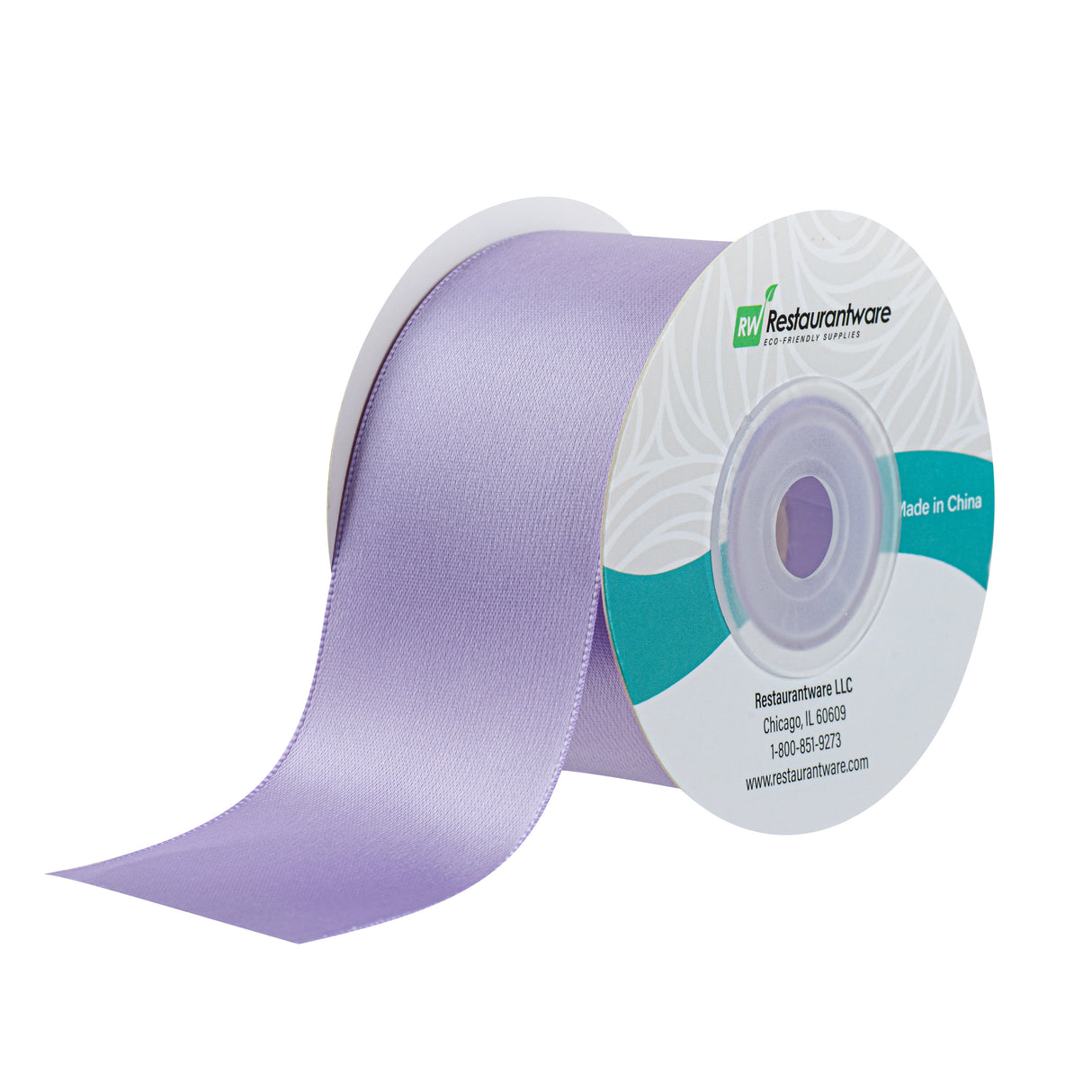 Ribbons, Satin, Gift Tek 1.50 Inch, Single-Face, Orchid Purple, Polyester, 10 Yard,10 - 30 FOOT