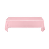Covers, Table, Table Tek 108 x 54 Inch, Plastic, Pink, Rectangular,10 - 2 COUNT