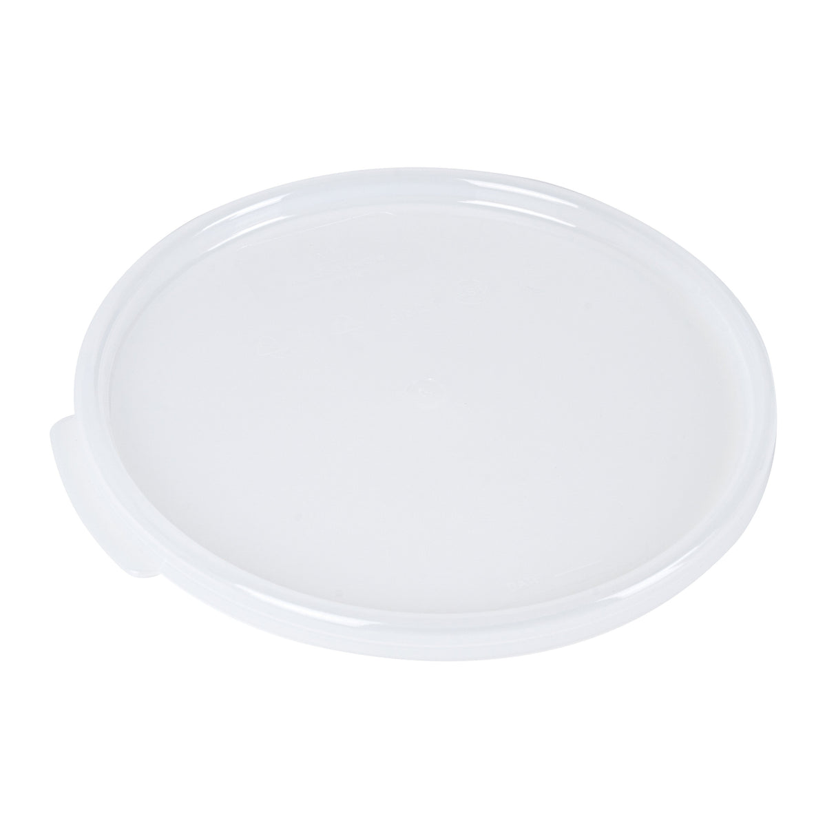 Lids, Met Lux, Translucent, Plastic, Round, for 6 & 8 Quart Food Storage Container,10 - 1 EACH