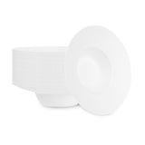 Bowls, Salad & Dessert, Pulp Safe 10 Ounce, Sugarcane & Bagasse, White, 8.75 x 8.75 x 2 Inch,4 - 25 COUNT