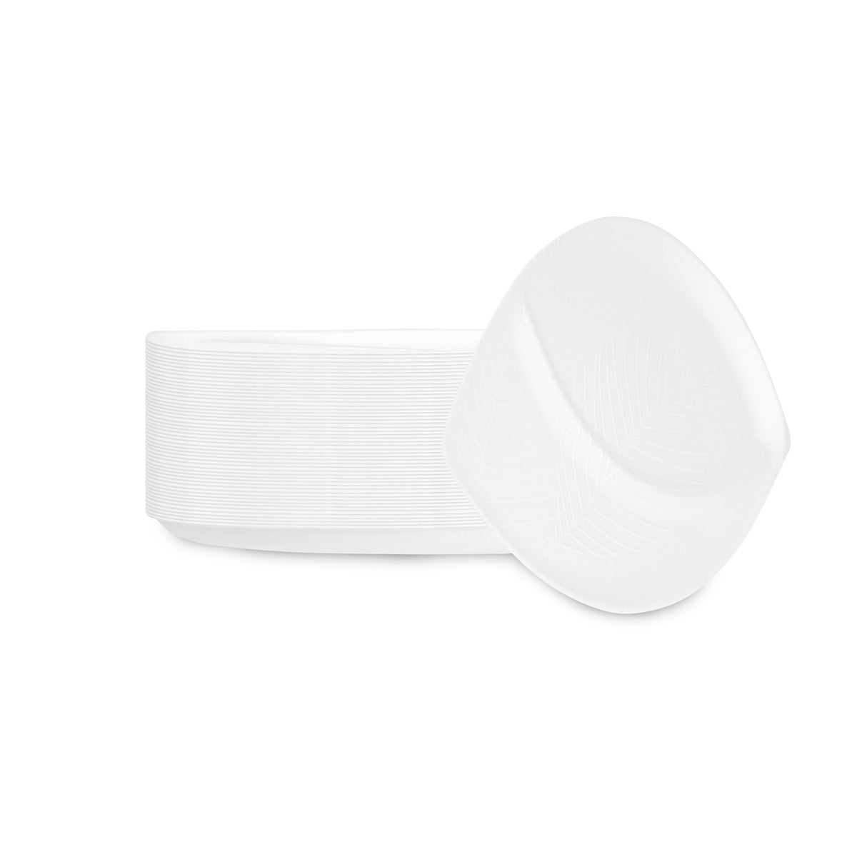 Trays, 2-Compartment, Pulp Safe 18.50 x 11.25 Inch, Sugarcane & Bagasse, White,4 - 25 COUNT