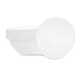 Bowls, Pulp Safe 27 Ounce, Sugarcane & Bagasse, White, 8.75 x 6.75 x 3.25 Inch,4 - 25 COUNT