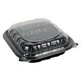Containers, Thermo Tek 54 Ounce, Plastic, Black, 10.25 x 9 x 3 Inch, Clamshell,2 - 50 COUNT