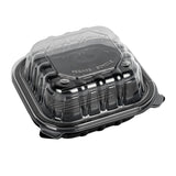 Containers, Thermo Tek 16 Ounce, Plastic, Black, 6 x 6 x 3 Inch, Clamshell,2 - 50 COUNT